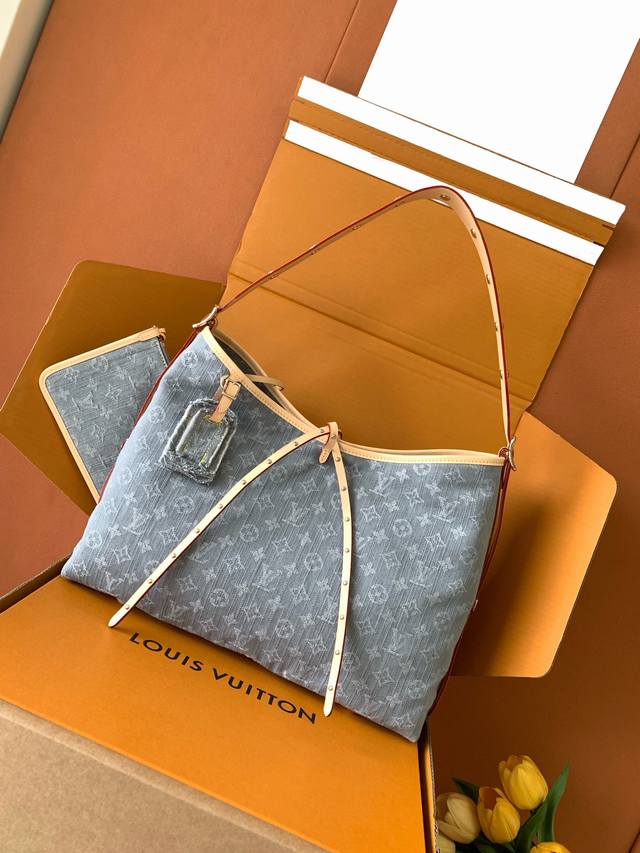 Factory price P Premium Mb denim Carryall medium handbag Model: M13289 Material