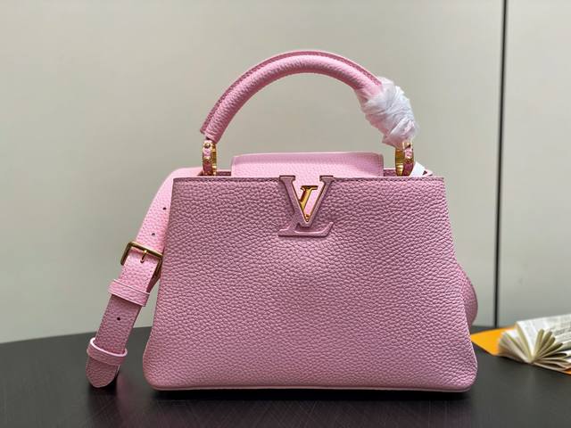 Factory Price P Top Original M24545 Jasmine Pink Full Leather Cap Na Ying Serie