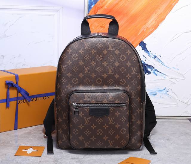 Top original all-steel pull card Lv Louis Vuitton M41530 old flower backpack Th