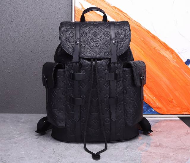 Top quality embossed lychee pattern Christopher Small Backpack The versatile Ch