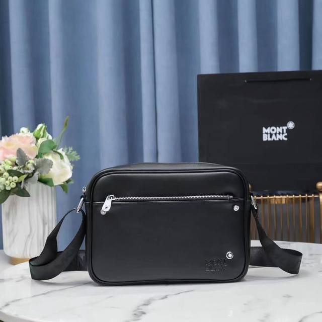 Montblanc* New Montblanc messenger bag. Top layer cowhide. Casual and unique, th
