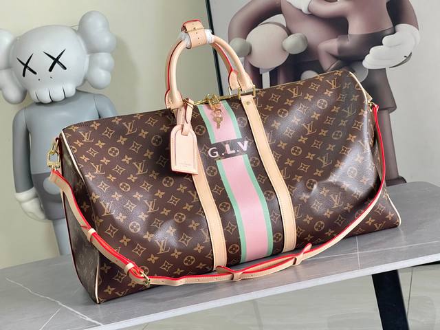 Model P2530 Virgil Abloh brings the Basketball Keepall 55 travel bag from the br