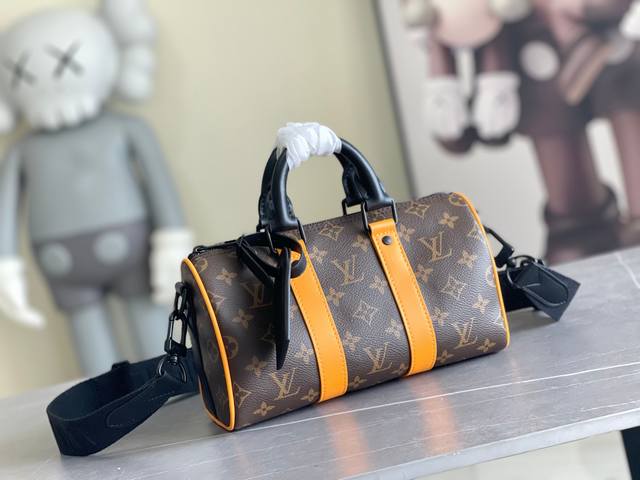 Haiyuanwai single home real shot M46687 The pair version of the Keepall 25 hand