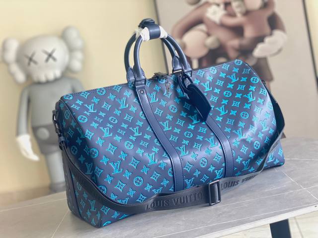 Original top layer leather! M46593 This Keepall Bandouli