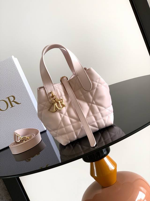This miniature Dior Toujours vertical bag is a new addition to the Fall 2025 re