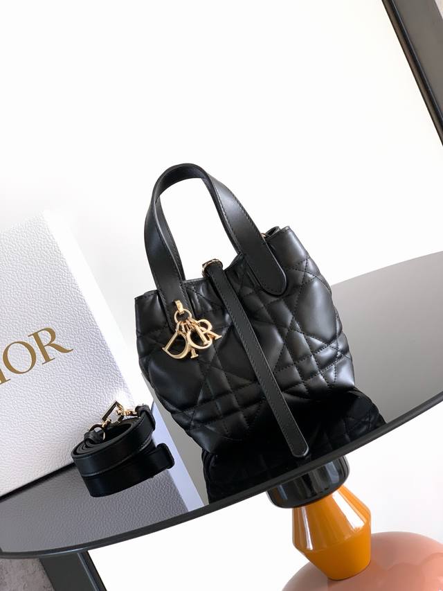 This miniature Dior Toujours vertical bag is a new addition to the Fall 2025 re