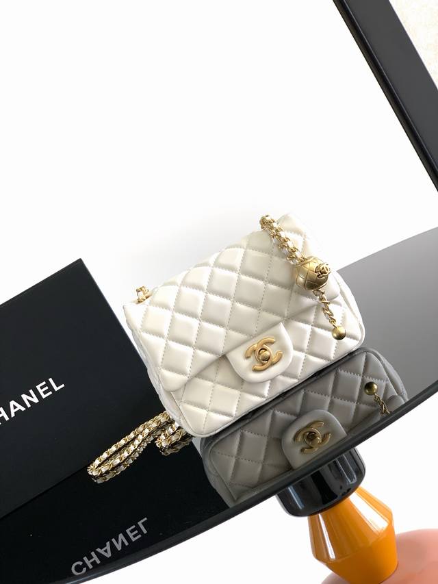Golden Ball Bag Chane1 latest large gold bead Cf model is really hard to buy all