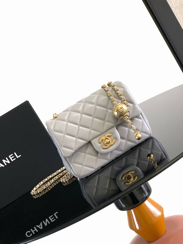Golden Ball Bag Chane1 latest large gold bead Cf model is really hard to buy all