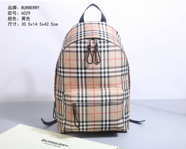 WYSIWYG top-grade original Burberry backpack, cover 80% cotton, 20% polyester,