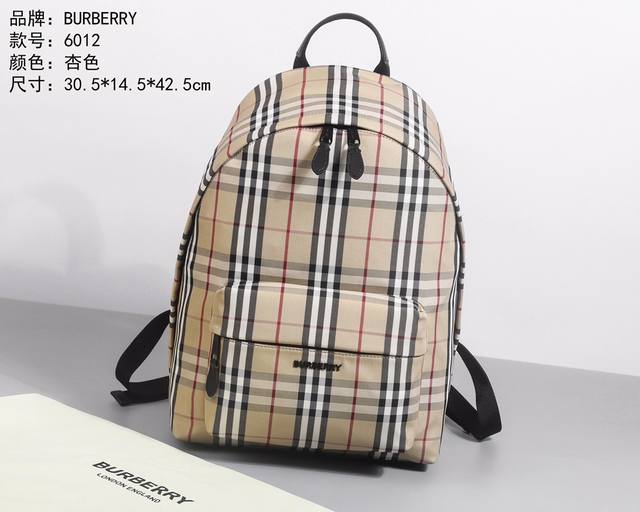 WYSIWYG top-grade original Burberry backpack, cover 80% cotton, 20% polyester,