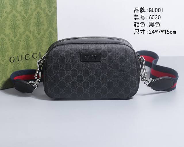 WYSIWYG Top-grade original Gucci Neo Vintage series charcoal gray black artific