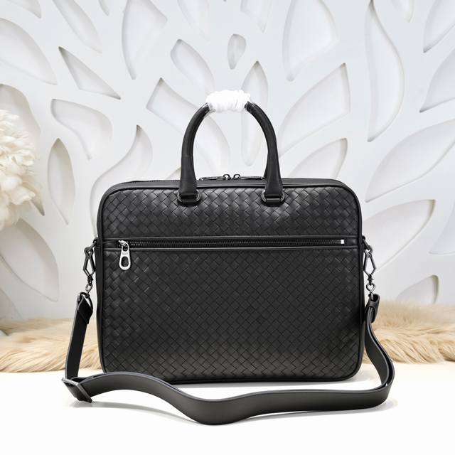 Bv-Latest men's briefcase, original quality, official website, top waxed cowhide