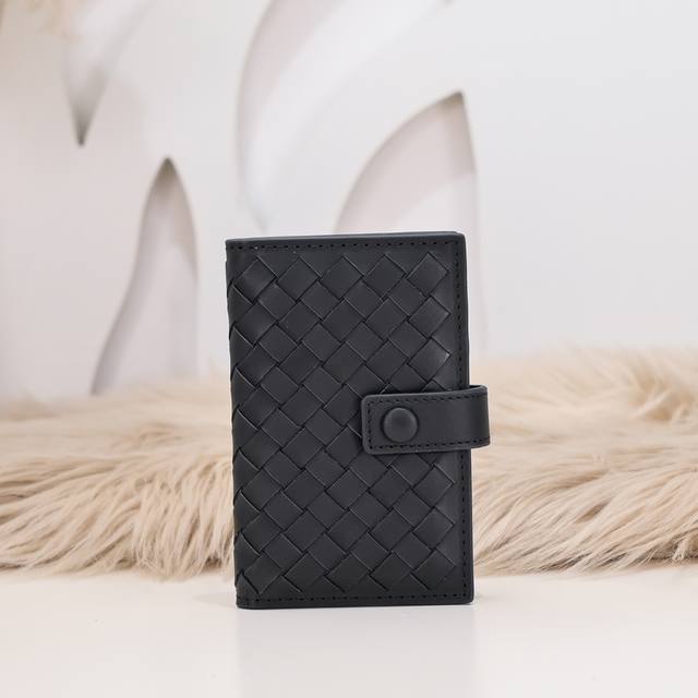 Bv-The latest men's key bag original quality official website uses top waxed cow