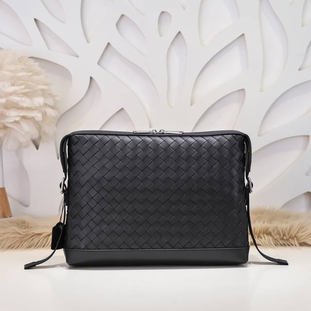 Bv-The latest men's large handbag, original quality, official website, using top