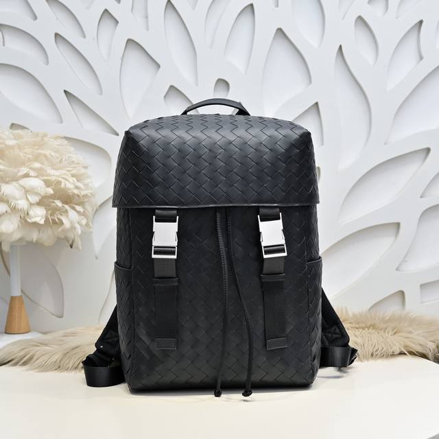 Bv-Latest backpack Official website Synchronous use of top waxed cowhide Super f