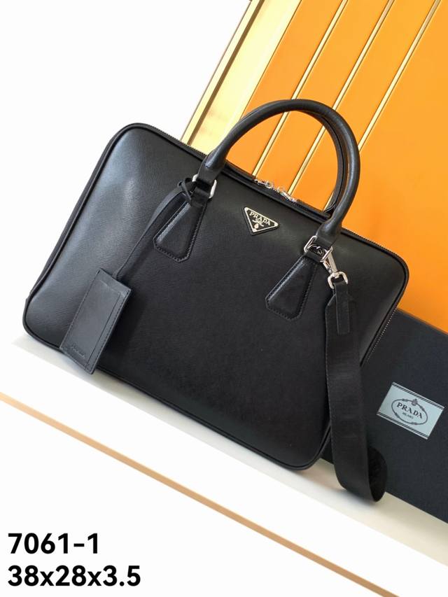 Briefcase Model: 7061-1# Top-grade original goods, the latest model from the Pu