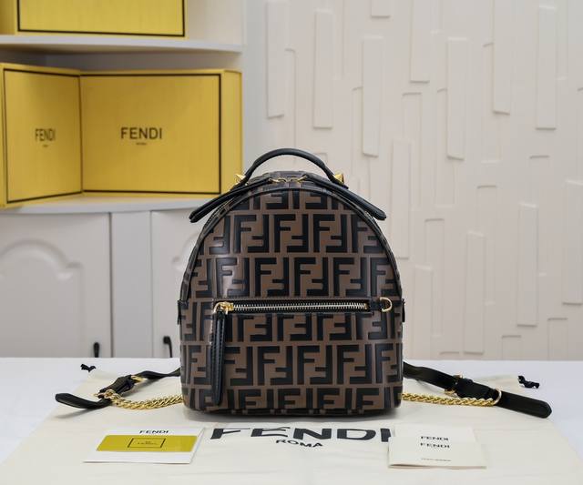 Model: 3383, full leather embossed small backpack#Super comfortable feel, petite