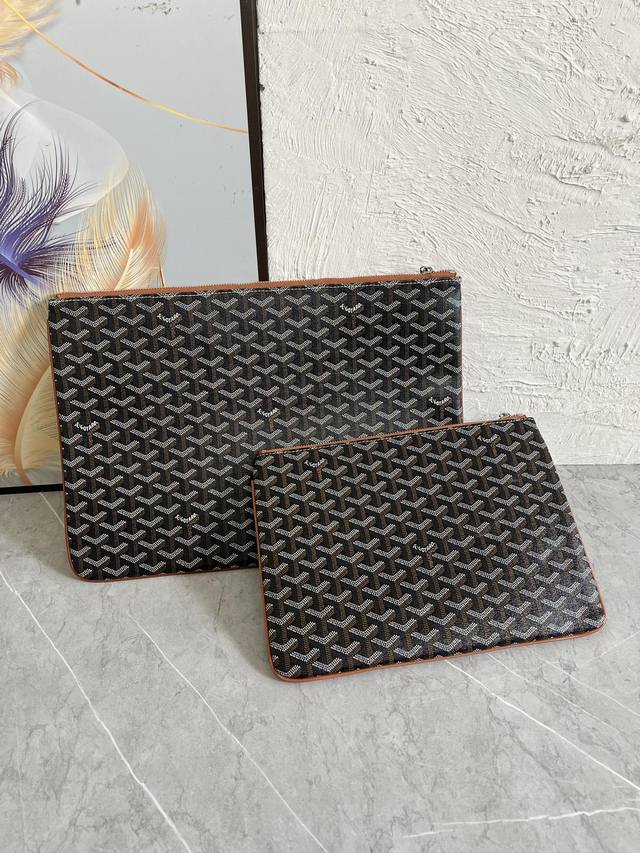 High-end original single running volume P Large Small Goyar's elegant clutch is