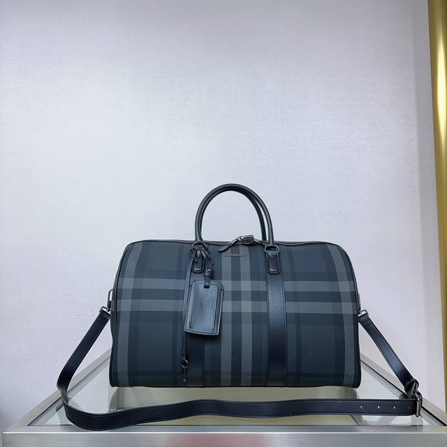 Top version Original leather Travel bag with plenty of space, B's latest gray p