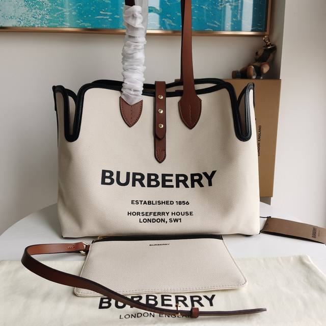 Top version original leather Burberry casual style The Belt Belt bag, made of se