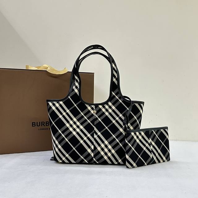 Top version original leather B bagSoft and upright tote bag, made of cotton twil