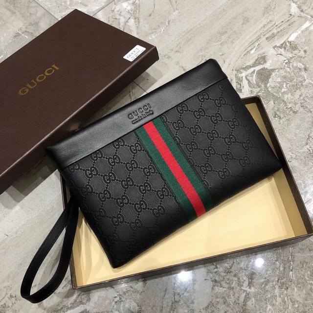 Color Black Size 28X18 Model 99089 Gucci men's popular handbag exquisite workma