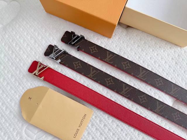 Latest Louis Vuitton women's belt, calfskin series, exclusive real shot, zero fi