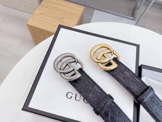 Gucci Original Gucci classic belt size 3.4 Overseas original goods, created in I