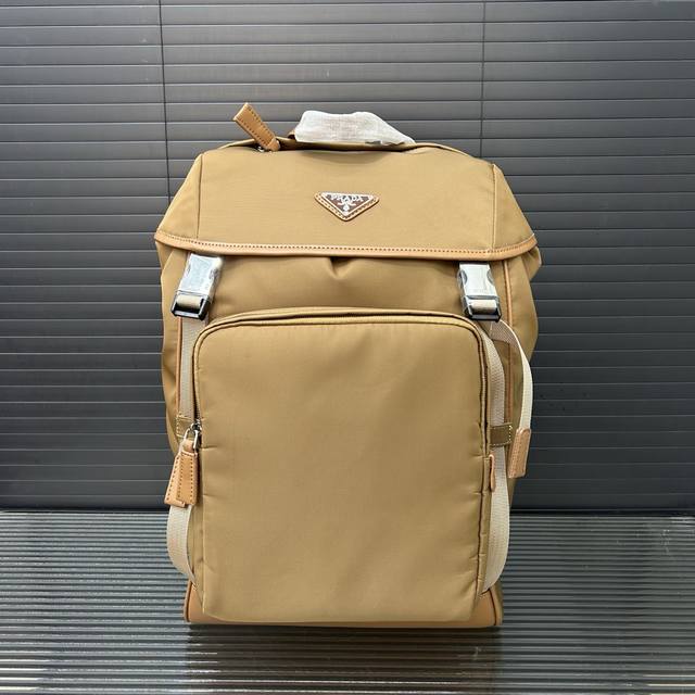 Prada Re-Nylon Drawstring Backpack Backpack with exquisite inlay work, classic a