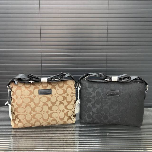 Coach canvas clutch card holder wallet multifunctional men's bag real shot origi