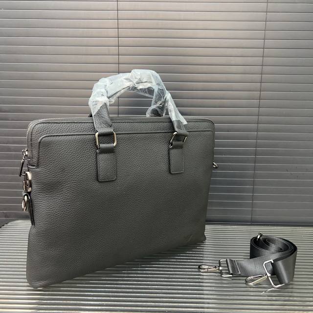 Armani Armani combination lock cowhide briefcase men's bag computer bag handbag