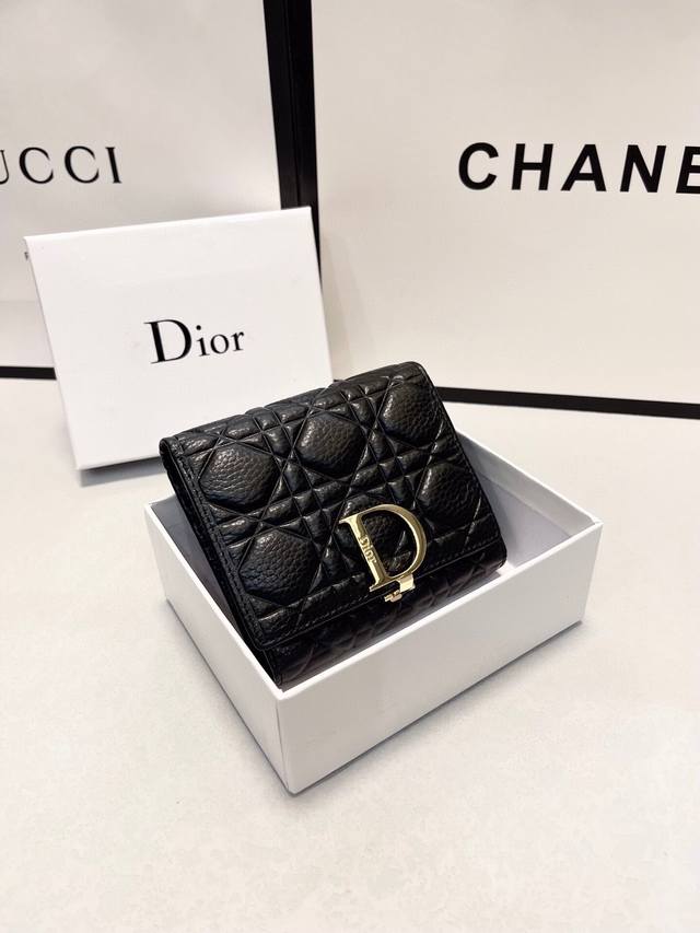 Color Black Size 11X10 Dior counter synchronization fashion wallet, high-qualit