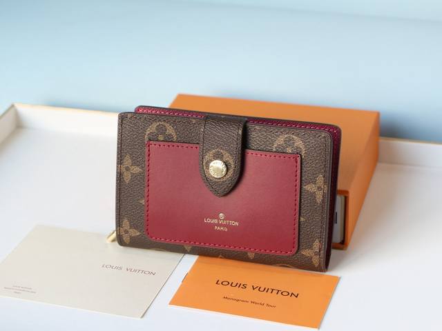 Color Black Purple Red Coffee Red Size 13.5X11X3 The Juliette wallet is made of