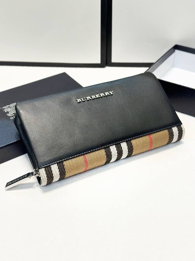 Color Black Size 21X11 Burberry new men's handbag original top layer cowhide, f