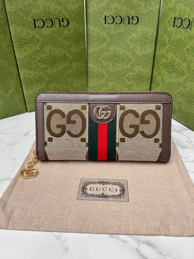 Color Brown Size 19X10 Leather Bamboo Wallet Gucci Aria-Fashion Aria series use