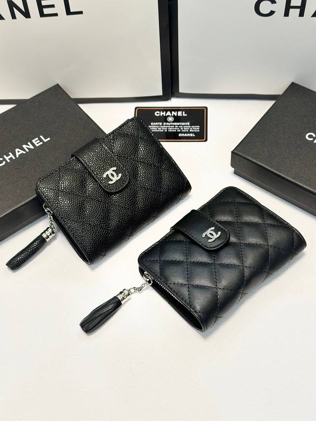 Color Caviar Black Lambskin Black Size 15X10 Chanel counter new style is hot! M