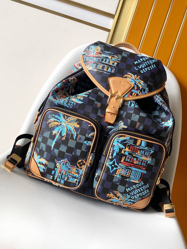 163C01 Chip top original Montsouris Cargo Backpack M40755 Hawaii Practical and c