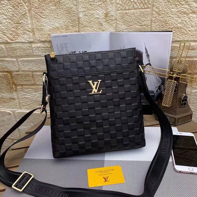New Lv Crossbody Bag Italian imported cowhide, stainless steel hardware with br