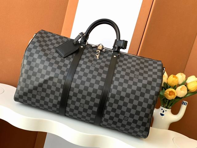 Keepall 50 travel bag Super enhanced version Model: N41416 Leather: Italian A-gr