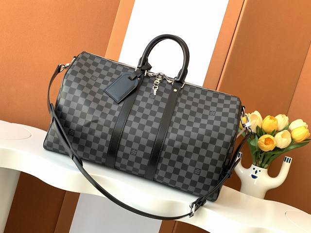Keepall 45 travel bag Super enhanced version Model: N41418 Leather: Italian A-gr