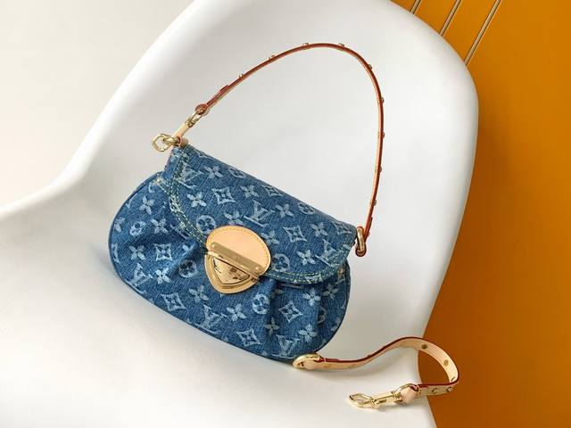 Dynamic163 M46829 The original Sunset bag features Monogram Denim canvas. Made u