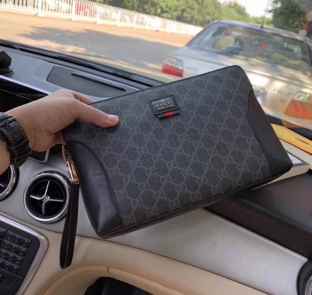 P Top Gucci model, the most popular men's casual bag, top-grade leather imported
