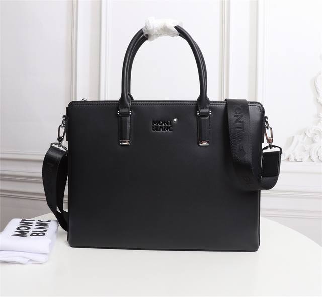 Genuine model: 33114-5 Counter hot sale, original cowhide, Montblanc men's bag,