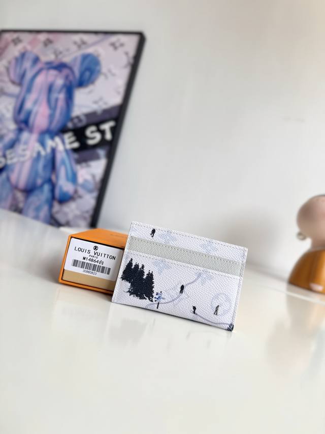 Overseas original M14864 White exclusive real shot! This Double card holder is