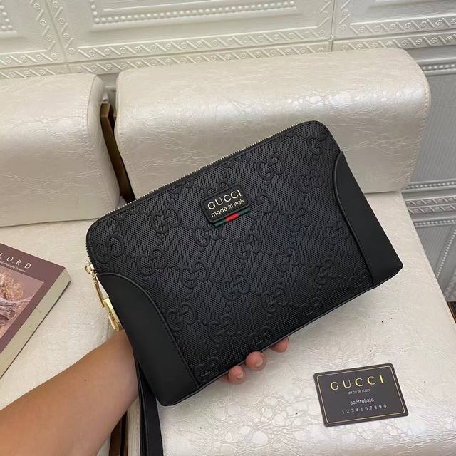 New men's handbags Model: 33046-2, black High-end quality fabrics Made of import