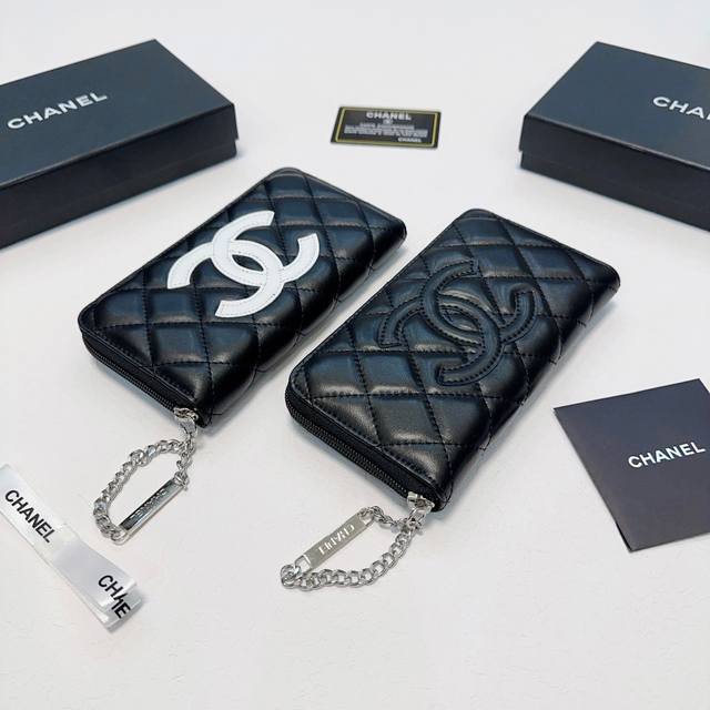 Color Black Gold Black Silver Size 15X10 Classic Chanel Bi-fold Wallet Has Been
