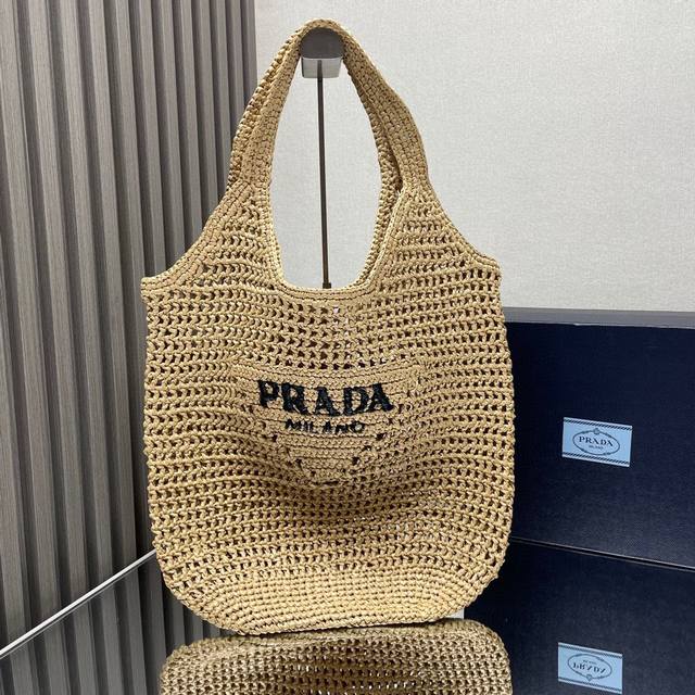 Top Original Popular Raffia Tote Bag 1Bg424 This tote bag is made of raffia fibe