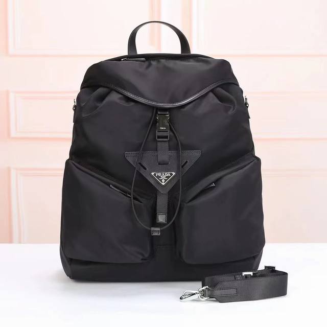 Prada-Prada's latest backpack official website uses original imported waterproof