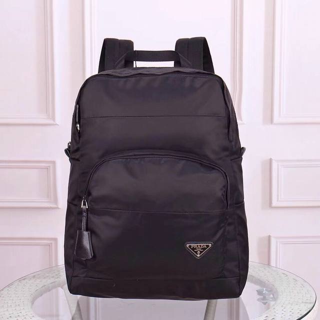 Prada-Prada backpack official website uses original imported waterproof fabrics