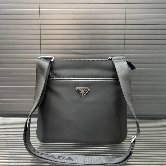 Prada original nylon fabric messenger bag shoulder bag crossbody bag men's bag c